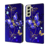 Custodia portafoglio in pelle per Samsung Galaxy S21 FE 5G