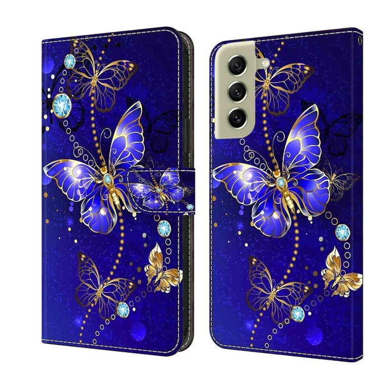 Custodia per telefono in pelle protettiva antiurto Crystal 3D, For Samsung Galaxy S21 FE 5G