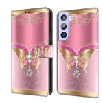Custodia portafoglio in pelle per Samsung Galaxy S21+