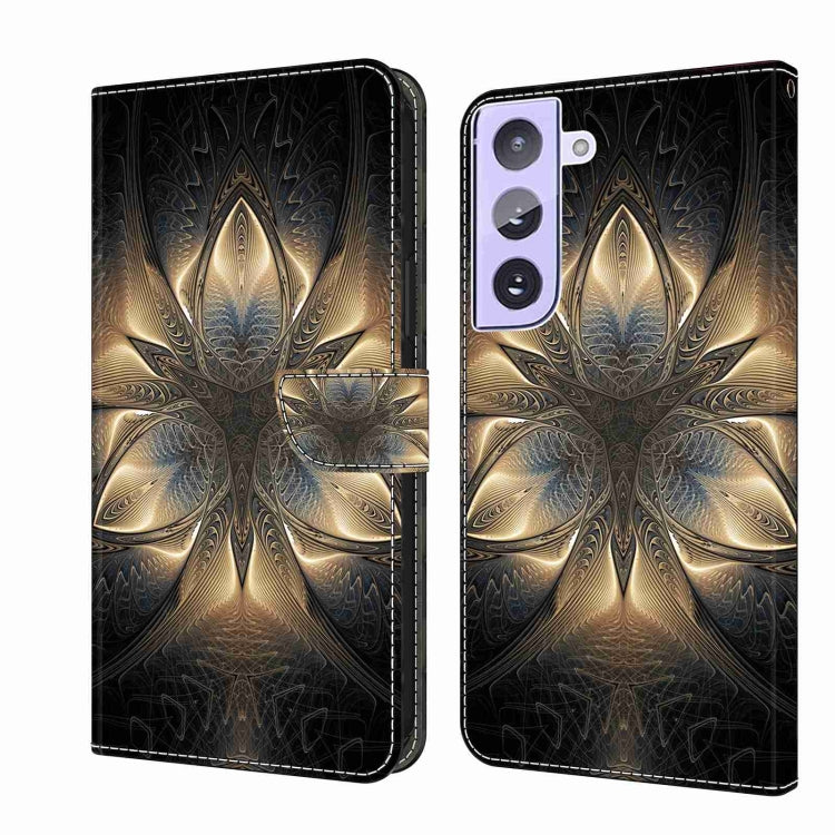 Custodia per telefono in pelle protettiva antiurto Crystal 3D, For Samsung Galaxy S21+