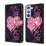 Custodia portafoglio in pelle per Samsung Galaxy S21+