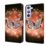 Custodia portafoglio in pelle per Samsung Galaxy S21+