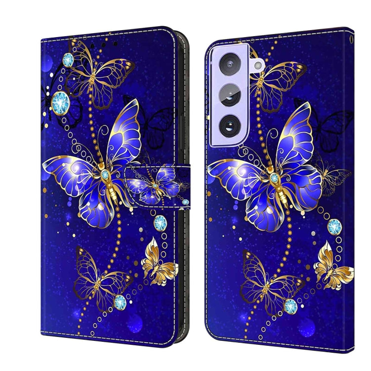 Custodia per telefono in pelle protettiva antiurto Crystal 3D, For Samsung Galaxy S21+