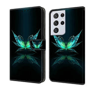 Custodia portafoglio in pelle TPU per Samsung Galaxy S21 Ultra