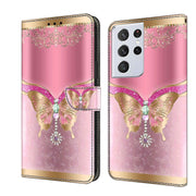 Custodia portafoglio in pelle TPU per Samsung Galaxy S21 Ultra