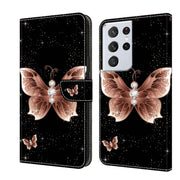 Custodia portafoglio in pelle TPU per Samsung Galaxy S21 Ultra