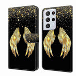 Custodia portafoglio in pelle TPU per Samsung Galaxy S21 Ultra