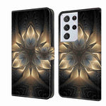 Custodia portafoglio in pelle TPU per Samsung Galaxy S21 Ultra