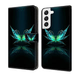Custodia portafoglio in pelle per Samsung Galaxy S22