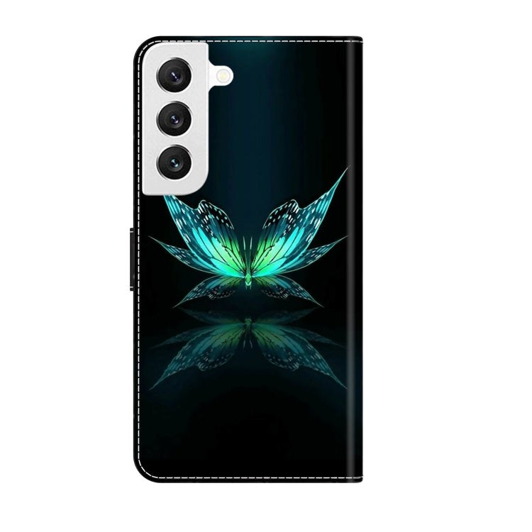 Custodia per telefono in pelle protettiva antiurto Crystal 3D, For Samsung Galaxy S22