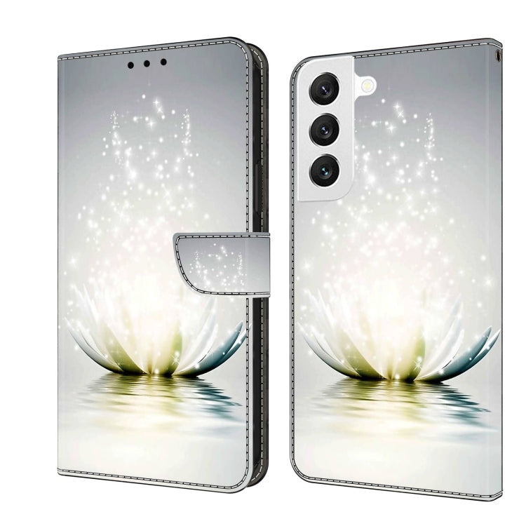 Custodia per telefono in pelle protettiva antiurto Crystal 3D, For Samsung Galaxy S22