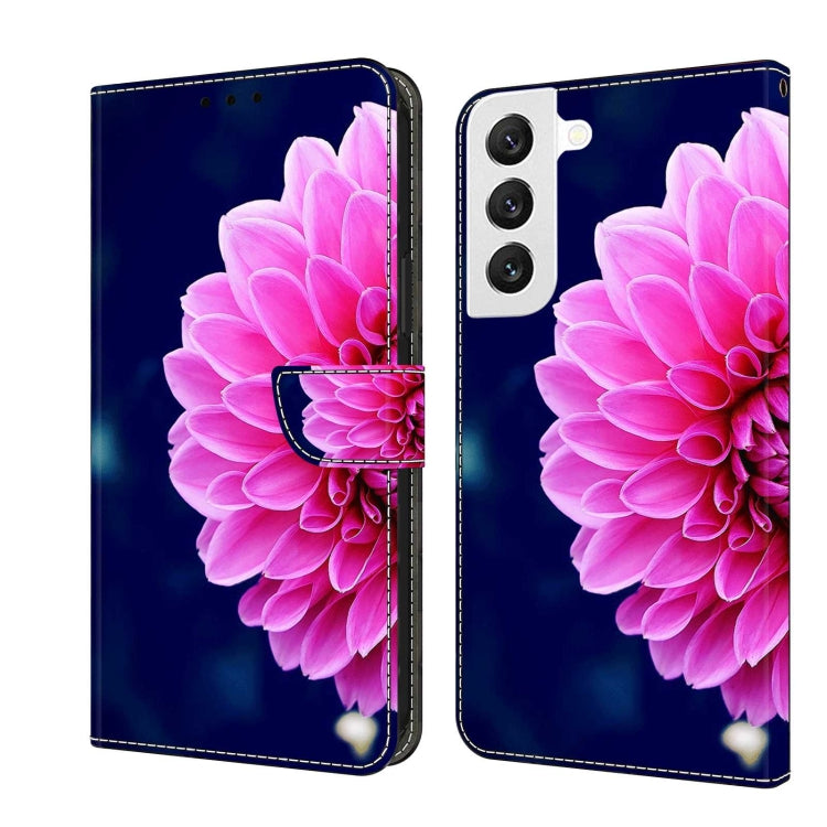 Custodia per telefono in pelle protettiva antiurto Crystal 3D, For Samsung Galaxy S22