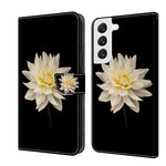 Custodia portafoglio in pelle per Samsung Galaxy S22