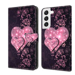 Custodia portafoglio in pelle per Samsung Galaxy S22