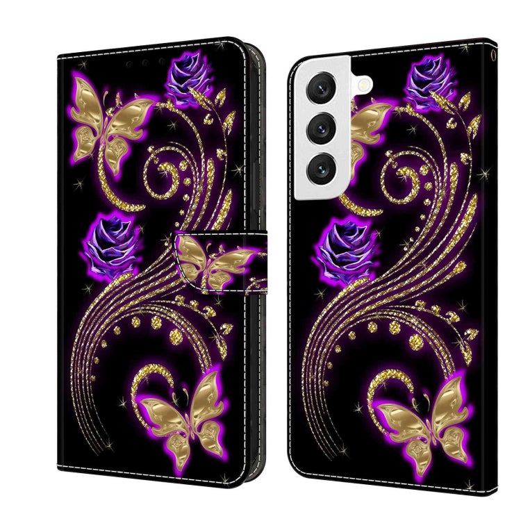 Custodia portafoglio in pelle per Samsung Galaxy S22