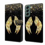 Custodia portafoglio in pelle per Samsung Galaxy S22+