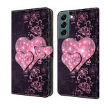 Custodia portafoglio in pelle per Samsung Galaxy S22+