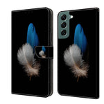 Custodia portafoglio in pelle per Samsung Galaxy S22+