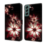 Custodia portafoglio in pelle per Samsung Galaxy S22+