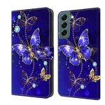 Custodia portafoglio in pelle per Samsung Galaxy S22+