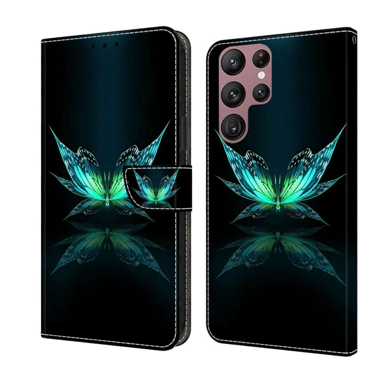 Custodia portafoglio in pelle per Samsung Galaxy S22 Ultra