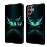 Custodia portafoglio in pelle per Samsung Galaxy S22 Ultra