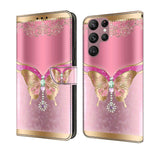 Custodia portafoglio in pelle per Samsung Galaxy S22 Ultra