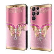 Custodia portafoglio in pelle per Samsung Galaxy S22 Ultra