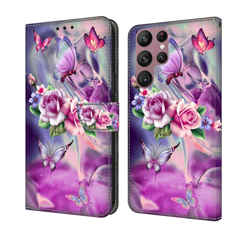 Custodia portafoglio in pelle per Samsung Galaxy S22 Ultra