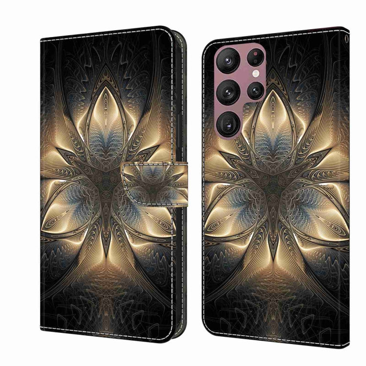 Custodia portafoglio in pelle per Samsung Galaxy S22 Ultra
