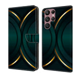 Custodia portafoglio in pelle per Samsung Galaxy S22 Ultra