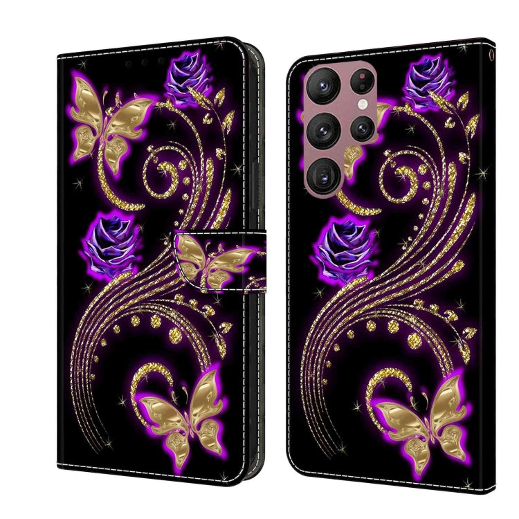 Custodia portafoglio in pelle per Samsung Galaxy S22 Ultra