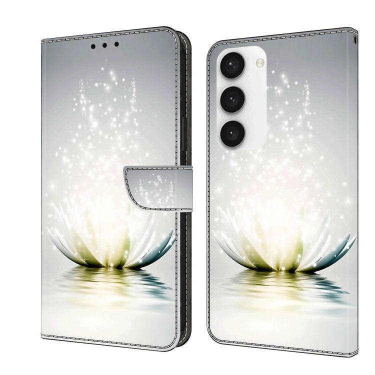 Custodia per telefono in pelle protettiva antiurto Crystal 3D, For Samsung Galaxy S23