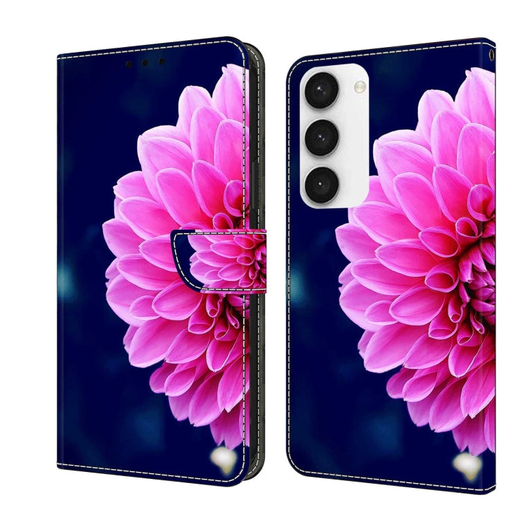 Custodia per telefono in pelle protettiva antiurto Crystal 3D, For Samsung Galaxy S23