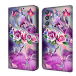 Custodia portafoglio in pelle per Samsung Galaxy A24