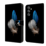 Custodia portafoglio in pelle per Samsung Galaxy A24