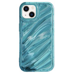 Custodia TPU con onde di paillettes per iPhone 13, 12 e 11