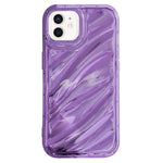 Custodia TPU con onde di paillettes per iPhone 13, 12 e 11