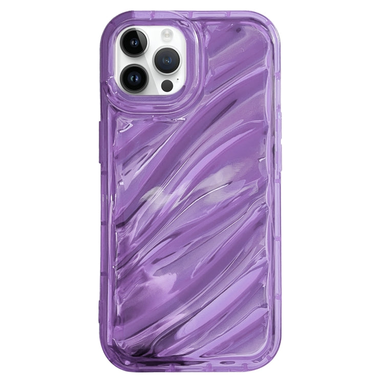 Custodia TPU con onde di paillettes per iPhone 13, 12 e 11