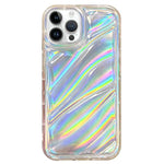 Custodia TPU con onde di paillettes per iPhone 13, 12 e 11