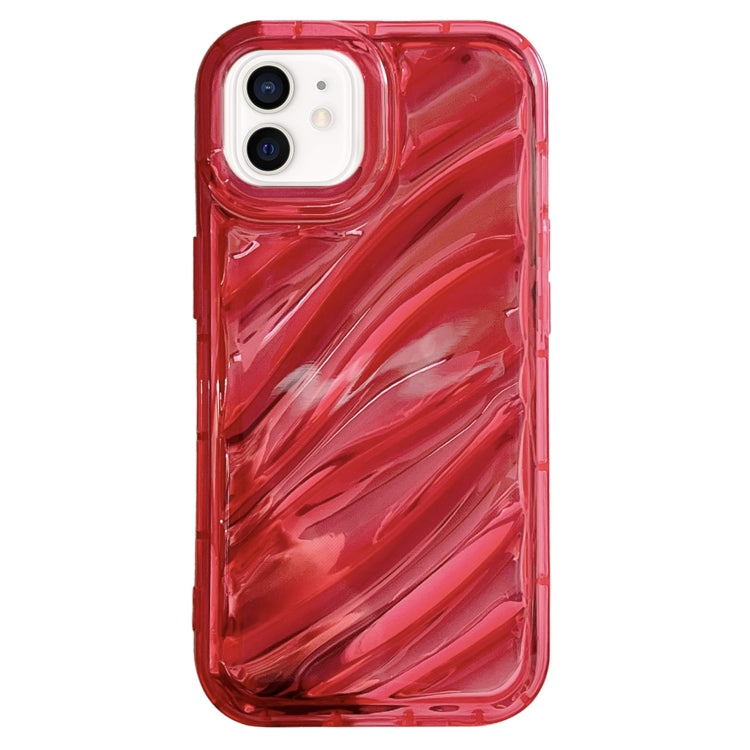 Custodia TPU con onde di paillettes per iPhone 13, 12 e 11