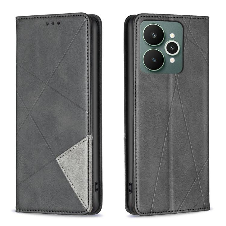 Custodia per telefono in pelle con trama a rombo, For Realme 15 Pro 5G, For Realme 15 5G, For Realme C53