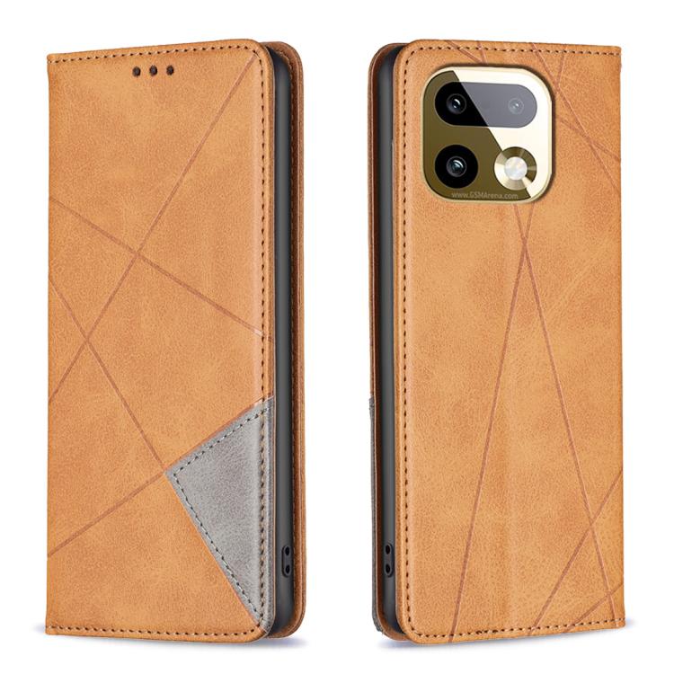 Custodia per telefono in pelle con trama a rombo, For Realme 16T 5G, For Realme 16 5G, For Realme 16 Pro+ 5G, For Realme 16 Pro 5G