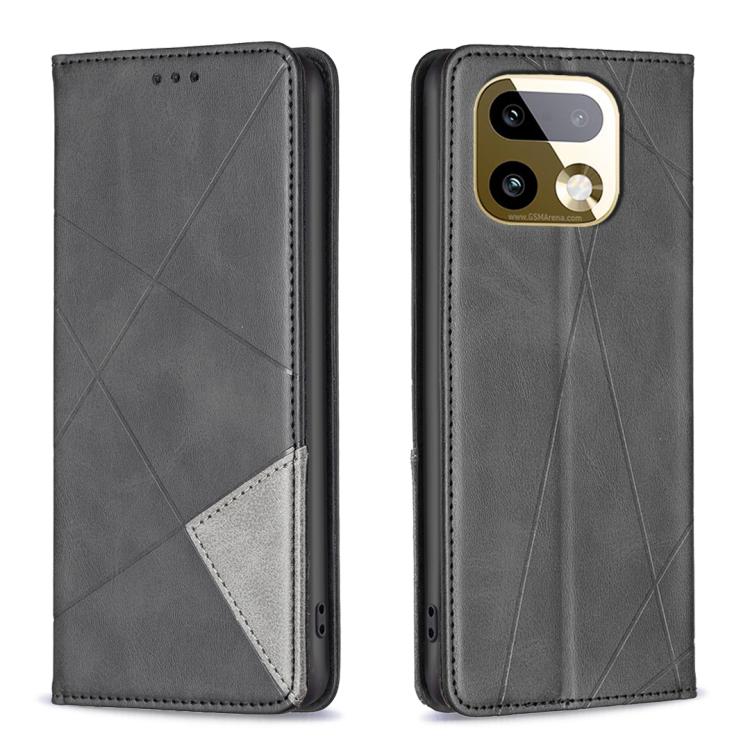 Custodia per telefono in pelle con trama a rombo, For Realme 16T 5G, For Realme 16 5G, For Realme 16 Pro+ 5G, For Realme 16 Pro 5G