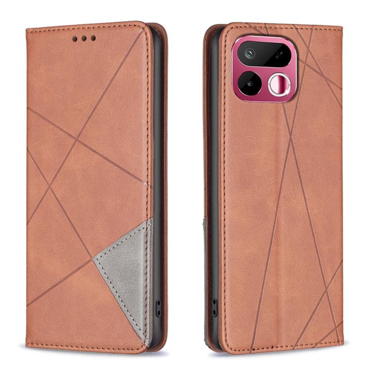 Custodia per telefono in pelle con trama a rombo, For Realme 16T 5G, For Realme 16 5G, For Realme 16 Pro+ 5G, For Realme 16 Pro 5G
