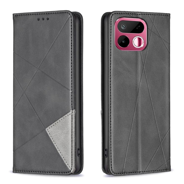 Custodia per telefono in pelle con trama a rombo, For Realme 16T 5G, For Realme 16 5G, For Realme 16 Pro+ 5G, For Realme 16 Pro 5G