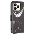 Custodia per telefono in pelle con motivo a disegno colorato, For Realme C53