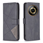 Custodia per telefono in pelle con struttura a rombo con fibbia magnetica, For  Realme 11 4G, For Realme 11 5G, For Realme C53, For Realme C65 4G