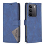 Custodia per telefono in pelle con struttura a rombo con fibbia magnetica, For Realme 14 Pro, For Realme 14X 5G, For Realme C75 4G, For Realme Note 60 / C61