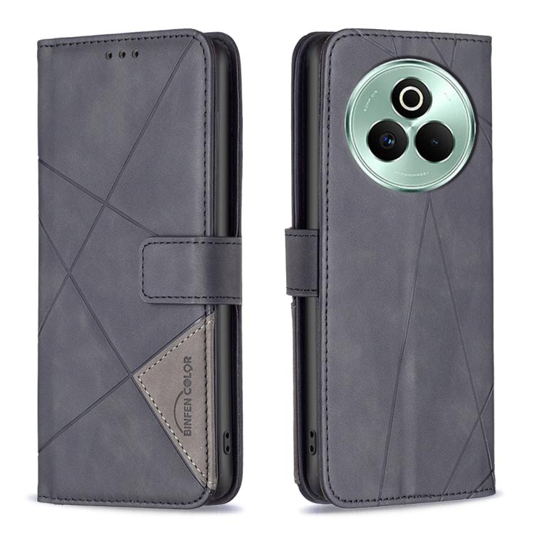 Custodia per telefono in pelle con struttura a rombo con fibbia magnetica, For Realme 15 Pro 5G, For Realme 15 5G, For Realme 14 5G Global, For Realme P3 Pro